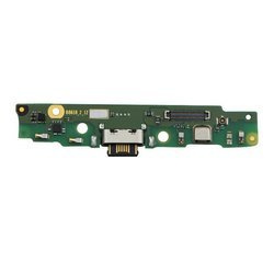 Motorola Moto G7 Power board with USB-C charging connector and microphone