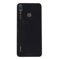 Battery flap with fingerprint reader for Huawei P Smart Plus - black