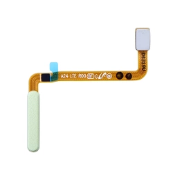 Fingerprint reader for Samsung Galaxy A24 4G original - green (Light Green)