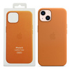 Apple iPhone 13 Leather Case MagSafe - dark orange (Golden Brown)