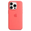 Apple iPhone 15 Pro Silicone Case MagSafe - Pink (Guava)