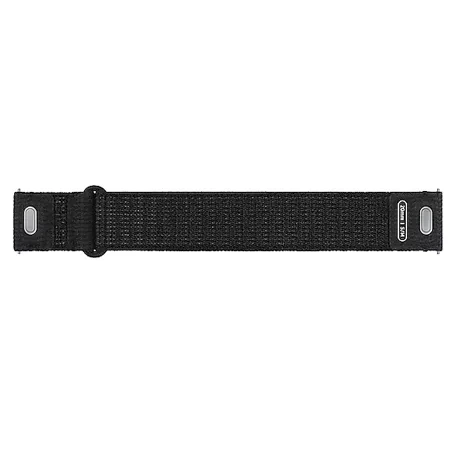 Strap for Samsung Galaxy Watch 4/ 4 Classic/ 5/ 5 Pro/ 6/ 6 Classic 20 mm M/L Fabric Band One Click - black