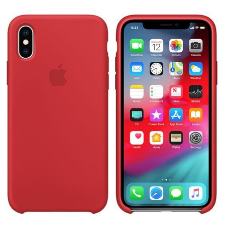 Apple iPhone XS Silicone Case - Red [OUTLET]  