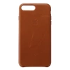 Apple Leather Case for iPhone 7 Plus/ 8 Plus - brown (Saddle Brown) [OUTLET]