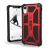 Etui do Apple iPhone XR UAG Monarch Carbon - czarno-czerwone (Crimson)