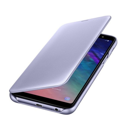 Etui na telefon Samsung Galaxy A6 Plus 2018 Wallet Cover - fioletowe