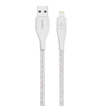 Belkin DuraTek Plus Lightning cable 3 m - white