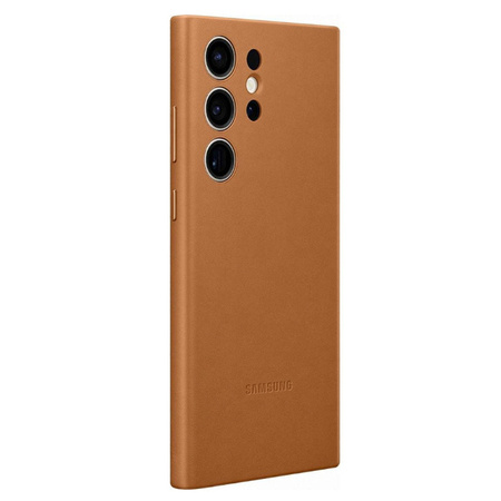 Samsung Galaxy S23 Ultra Leather Phone Case - brown