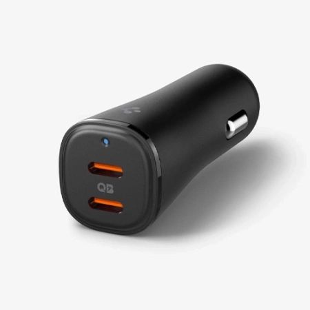 Ładowarka samochodowa Spigen Essential EV502 50W - czarna