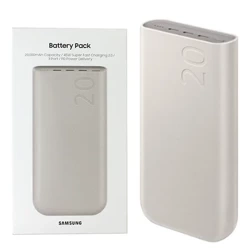 Samsung Battery Pack Powerbank 20000 mAh 3x USB-C 45W - beige