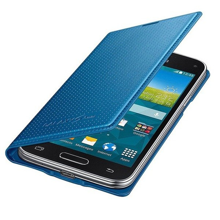 Samsung Galaxy S5 mini Flip Cover phone case - blue