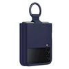 Samsung Galaxy Z Flip4 case Silicone Cover with Ring EF-PF721TNEGWW - navy blue