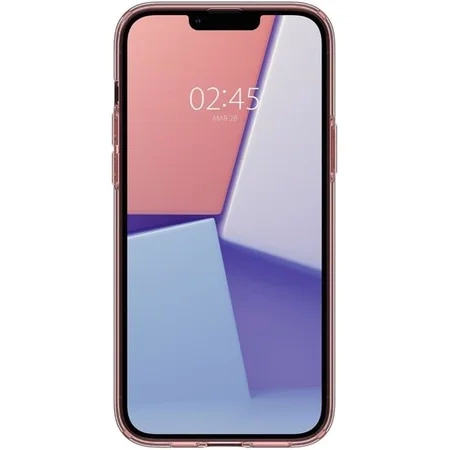 Etui silikonowe na Apple iPhone 14 Spigen Crystal Flex - różowe (Rose Crystal)