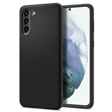 Etui na telefon Samsung Galaxy S21/ S21 5G Spigen Liquid Air - czarne (Matte Black)