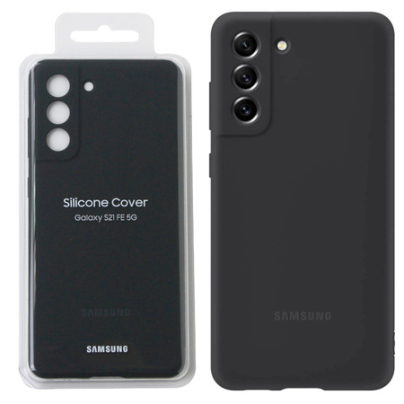 Samsung Galaxy S21 FE 5G case Silicone Cover EF-PG990TBEGWW - black