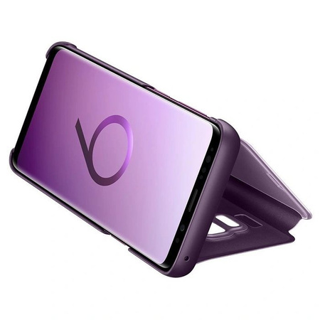 Etui na telefon Samsung Galaxy S9 Clear View Standing Cover - fioletowe [OUTLET]