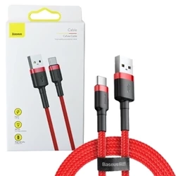 USB-A to USB-C Baseus Cafule 3A cable - red 1 m