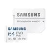 Samsung Evo Plus 64 GB microSDXC memory card with SD adapter - class 10