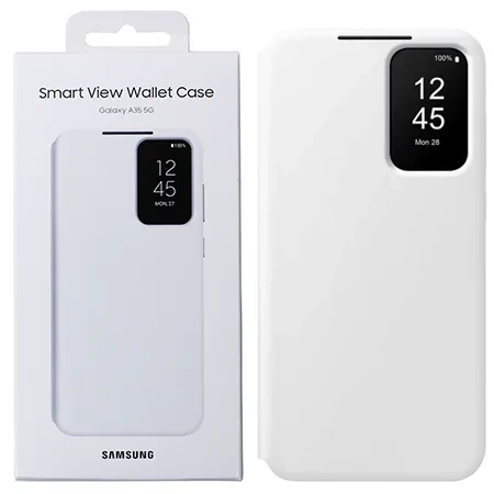 Samsung Galaxy A35 5G Smart View Wallet Case - white