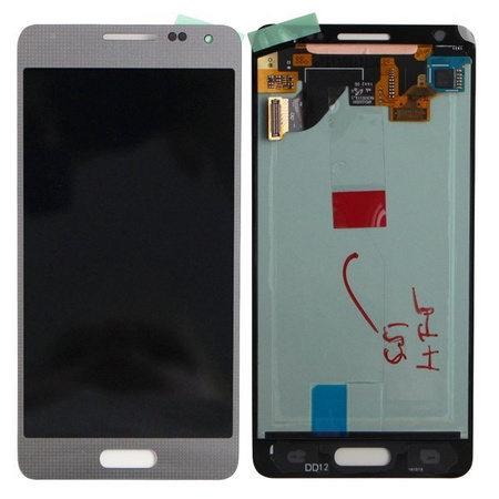 Wyświetlacz LCD do Samsung Galaxy Alpha - srebrny