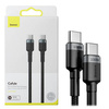 Baseus Cafule 100W 5A USB-C to USB-C cable - black 2m