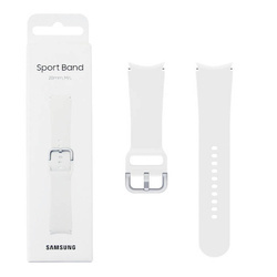 Strap for Samsung Galaxy Watch 4/ Watch 4 Classic 20 mm Sport Band M/L - white