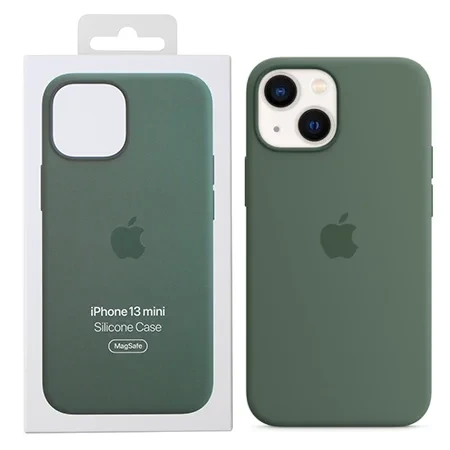 Apple iPhone 13 mini Silicone Case Magsafe - Green (Eucalyptus)