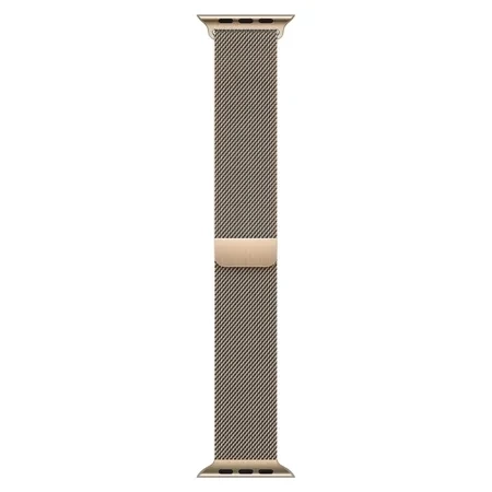 Pasek Apple Watch 42/ 44/ 45/ 49 Ultra/ Ultra 2 Milanese Loop - złoty (Gold)