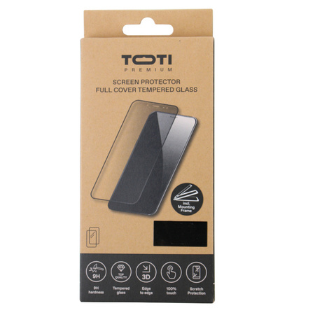 Tempered glass for Apple iPhone 14 Pro Max Toti Full Glue - black