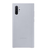 Samsung Galaxy Note 10 Plus Leather Cover phone case - gray