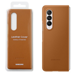 Samsung Galaxy Z Fold3 5G etui skórzane Leather Cover EF-VF926LAEGWW - brązowe