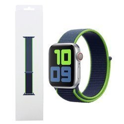 Apple Watch 38 mm/ 40 mm/ 41 mm Sport Loop Strap - Neon Lime