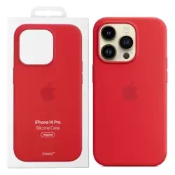 Silikonowe etui Apple Silicone Case MagSafe do iPhone 14 Pro - czerwone (Red)