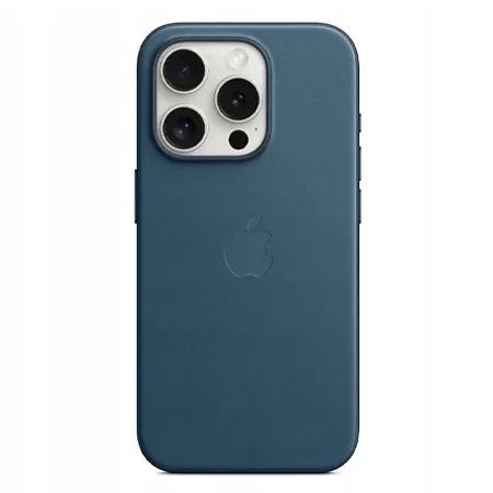 Apple iPhone 15 Pro FineWoven Case MagSafe case - blue (Pacific Blue)