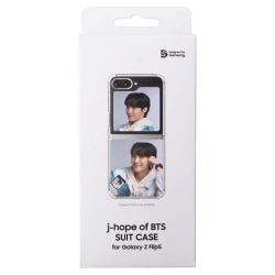 Etui na telefon Samsung Galaxy Z Flip5 J-Hope of BTS Suit Case - transparentne