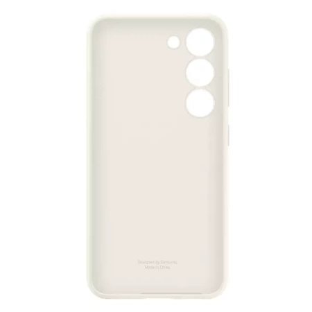 Samsung Silicone Case for Galaxy S23 - cream-colored