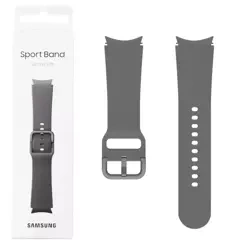 Samsung Silicone Sport Band 20 mm S/M for Galaxy Watch 4/ Watch 4 Classic/ Watch 5/ Watch 5 Pro - Gray (Gray)