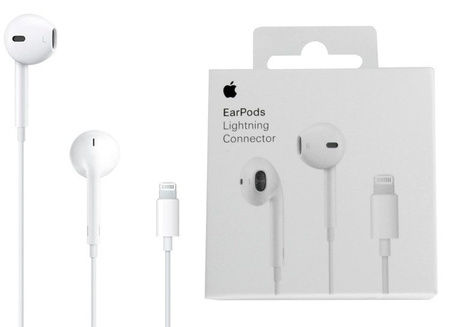 Apple Lightning headphones MMTN2ZM/A - white