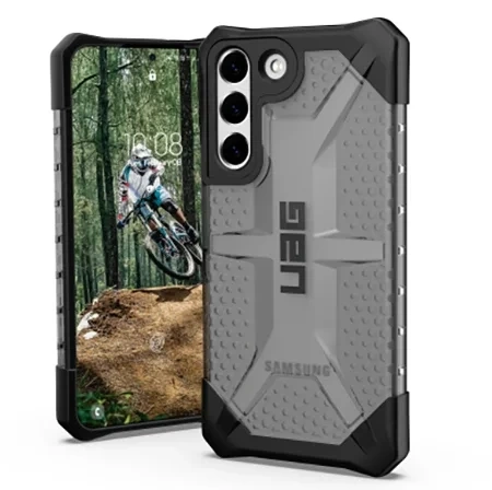 Case for Samsung Galaxy S22 5G UAG Plasma - transparent with black frame