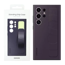 Etui na telefon Samsung Galaxy S24 Ultra Standing Grip Case - fioletowe (Dark Violet)