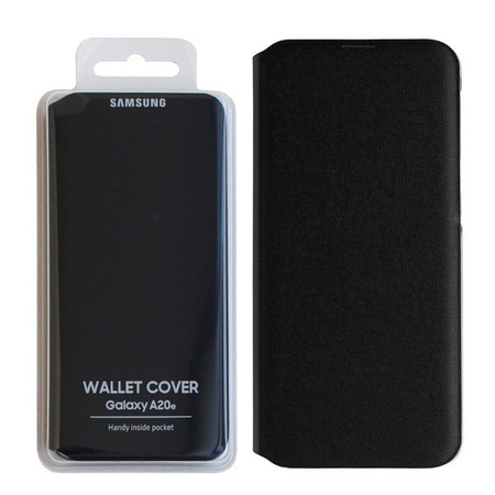 Samsung Galaxy A20e Wallet Cover phone case - black [OUTLET]