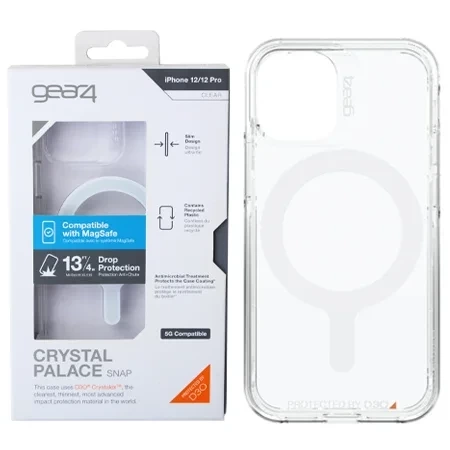 Apple iPhone 12/ 12 Pro Gear4 Crystal Palace Snap MagSafe phone case - transparent