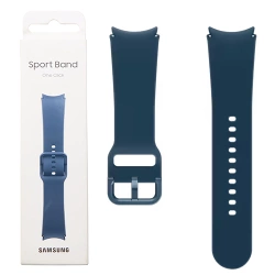 Silicone strap for Samsung Galaxy Watch 4/ 4 Classic/ 5/ 5 Pro/ 6/ 6 Classic Sport Band One Click 20 mm S/M - navy blue (Indigo)