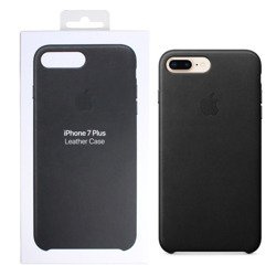 Etui skórzane do Apple iPhone 7 Plus/ 8 Plus Leather Case - czarne