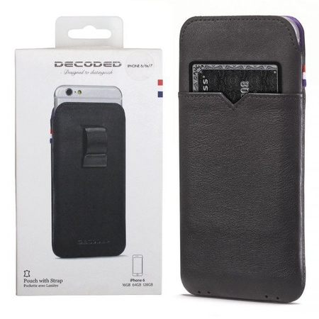 Apple iPhone 6/ 6s/ 7/ 8 Decoded leather case - black