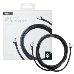 Xqisit CAT 6 Ethernet cable - 5 m black