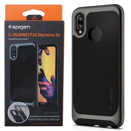 Case for Huawei P20 Lite/ Nova 3e Spigen Neo Hybrid - gray (Gunmetal)