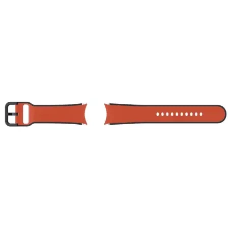 Samsung Silicone Two-tone Sport Band 20mm S/M for Galaxy Watch 4/ Watch 5 - red-black