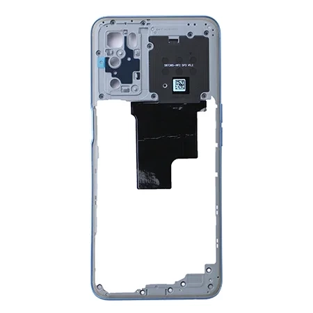 Body, side frame for Oppo A16s - blue