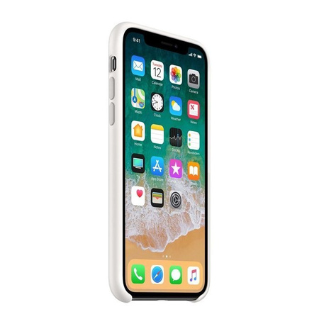 Apple iPhone X etui silikonowe MQT22ZM/A - białe